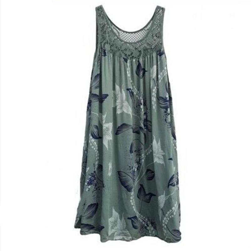 GMXIA Женские платья с кружевной вставкой, принтованные, без рукавов, с подолом XXXXXL армия зеленый
GMXIA Женские платья с кружевной вставкой, принтованные, без рукавов, с подолом XXXXXL армия зеленый