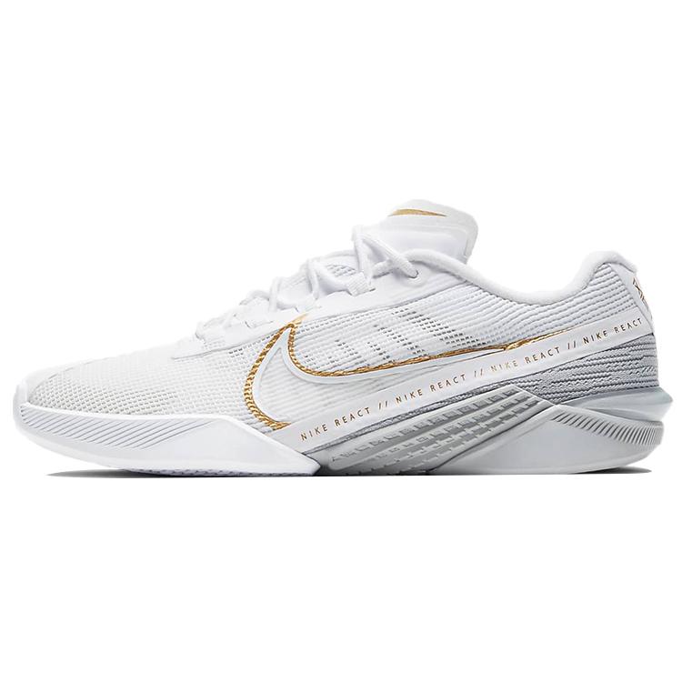 Nike React Metcon Turbo White Metallic Gold Women s CT1249-100 38.5
Nike React Metcon Turbo White Metallic Gold Women s CT1249-100 38.5