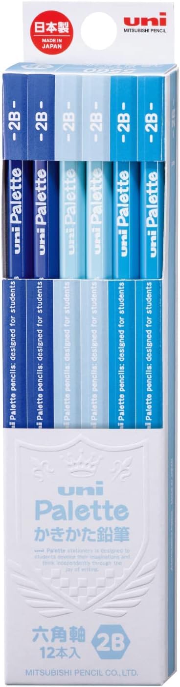 Mitsubishi Pencil Drawing Pencil Uni Palette 2B Drawing Pastel Blue 1 Dozen K55602B
Mitsubishi Pencil Drawing Pencil Uni Palette 2B Drawing Pastel Blue 1 Dozen K55602B
