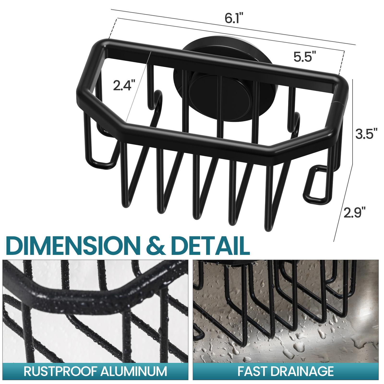 Держатель для губки TAILI с прочной присоской, съемная полка для губки для посуды внутри раковины, нержавеющий алюминий для губок, щеток
Держатель для губки TAILI с прочной присоской, съемная полка для губки для посуды внутри раковины, нержавеющий алюминий для губок, щеток