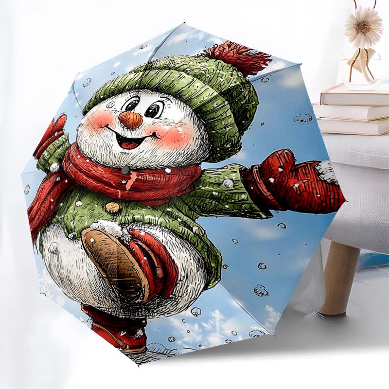 1pc Snowman Winter Wonderland Umbrella: Automatic Opening & Closing, Foldable Design, Outdoor, Festive Gift for Fans, Travelers, Daily Use.K001
1pc Snowman Winter Wonderland Umbrella: Automatic Opening & Closing, Foldable Design, Outdoor, Festive Gift for Fans, Travelers, Daily Use.K001