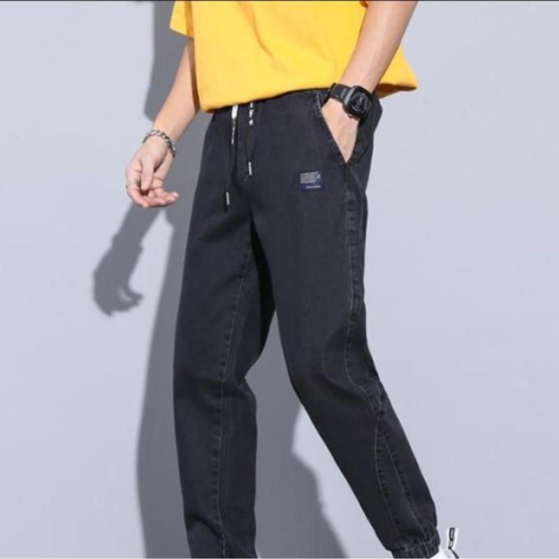 Men s Spring and Autumn Large Size Cotton Work Pants Solid Color Straight Slim Drawstring Jeans M чорний
Men s Spring and Autumn Large Size Cotton Work Pants Solid Color Straight Slim Drawstring Jeans M чорний
