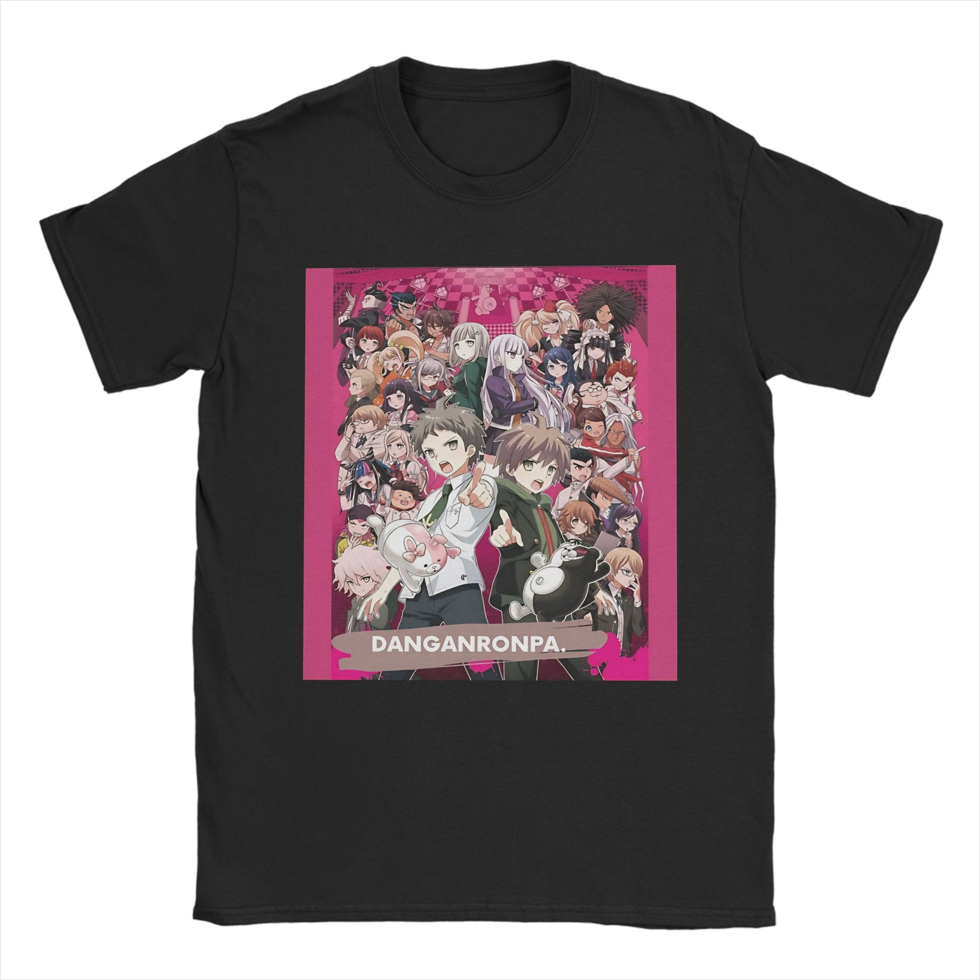Danganronpa Monokuma Tee Shirt for Men Women Graphic Japanese video game Printing T Shirts 100% Cotton Clothes L
Danganronpa Monokuma Tee Shirt for Men Women Graphic Japanese video game Printing T Shirts 100% Cotton Clothes L