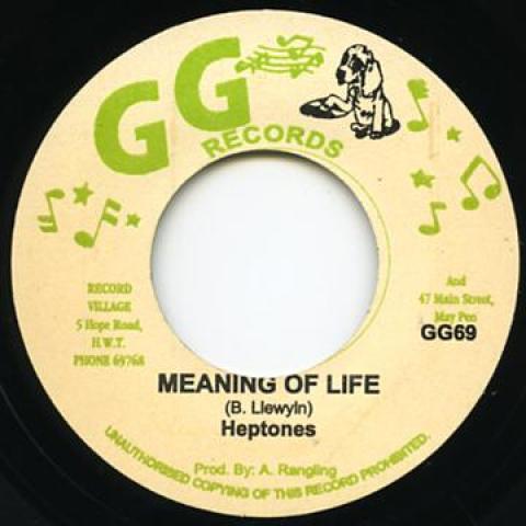 7inch Record HEPTONES Meaning Of Life Version GG69 GGs UK Reggae Ska Dub Used
7inch Record HEPTONES Meaning Of Life Version GG69 GGs UK Reggae Ska Dub Used