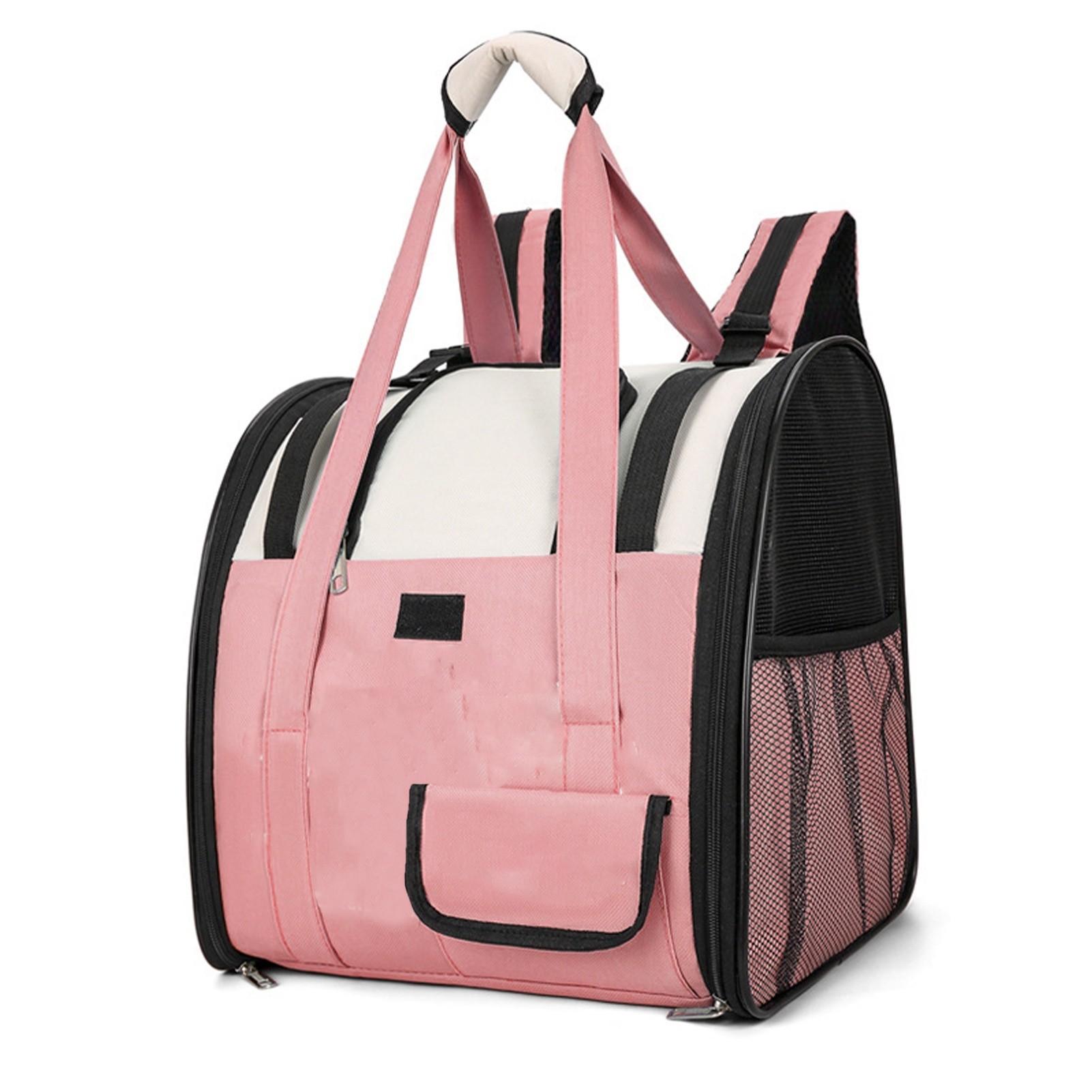 Pet Backpack Large Capacity Breathable Portable Small Animals Cat Carrier Backpack Handbag for Outdoor рожевий
Pet Backpack Large Capacity Breathable Portable Small Animals Cat Carrier Backpack Handbag for Outdoor рожевий