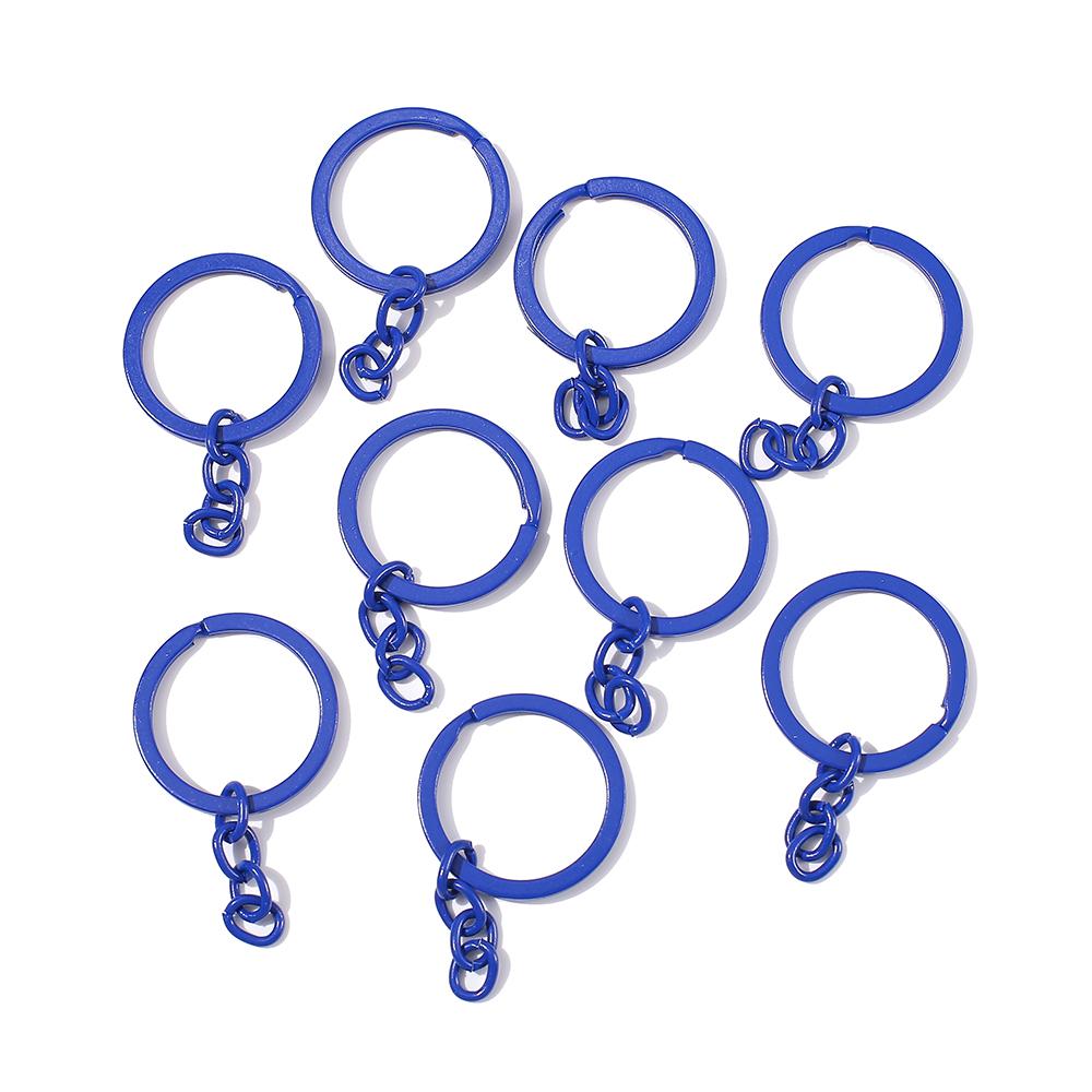 5pcs/Lot 30mm Key Ring Key Chain 55mm Long Colorful Round Split Keychain Keyrings for DIY Jewelry Making Supplies Wholesale темно-синий
5pcs/Lot 30mm Key Ring Key Chain 55mm Long Colorful Round Split Keychain Keyrings for DIY Jewelry Making Supplies Wholesale темно-синий