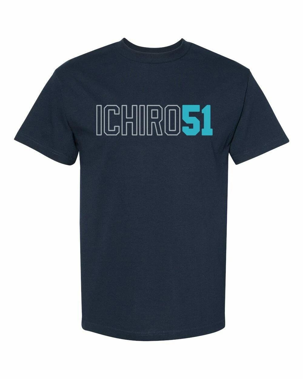 SEATTLE Name And Number Ichiro Suzuki #51 Unisex T-Shirt S-XL FREE S&H! 3XL
SEATTLE Name And Number Ichiro Suzuki #51 Unisex T-Shirt S-XL FREE S&H! 3XL