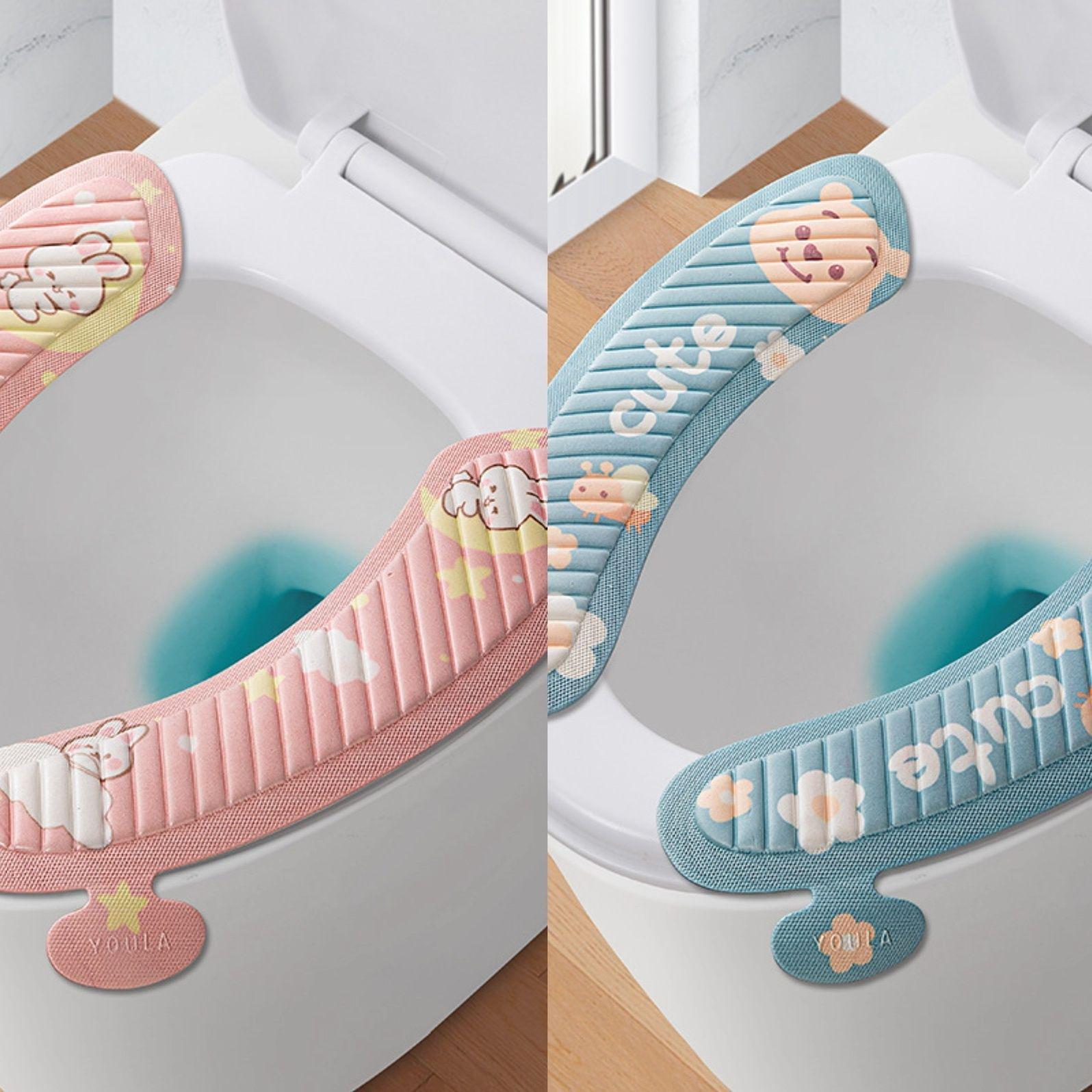 Waterproof, Washable Adhesive Toilet Seat Cover - All-Season, Printed Design Waterproof, No-wash, With Handle, Trimmable
Waterproof, Washable Adhesive Toilet Seat Cover - All-Season, Printed Design Waterproof, No-wash, With Handle, Trimmable