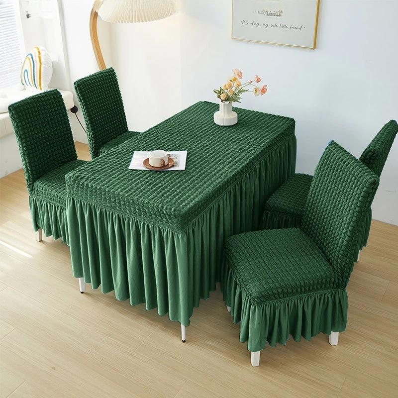 French Style Seersucker Table Cloth with Skirt Stretch Rectangular Anti-Dust Dining Table Cover Removable Washable Home Decor 120x60cm Tablecloth
French Style Seersucker Table Cloth with Skirt Stretch Rectangular Anti-Dust Dining Table Cover Removable Washable Home Decor 120x60cm Tablecloth