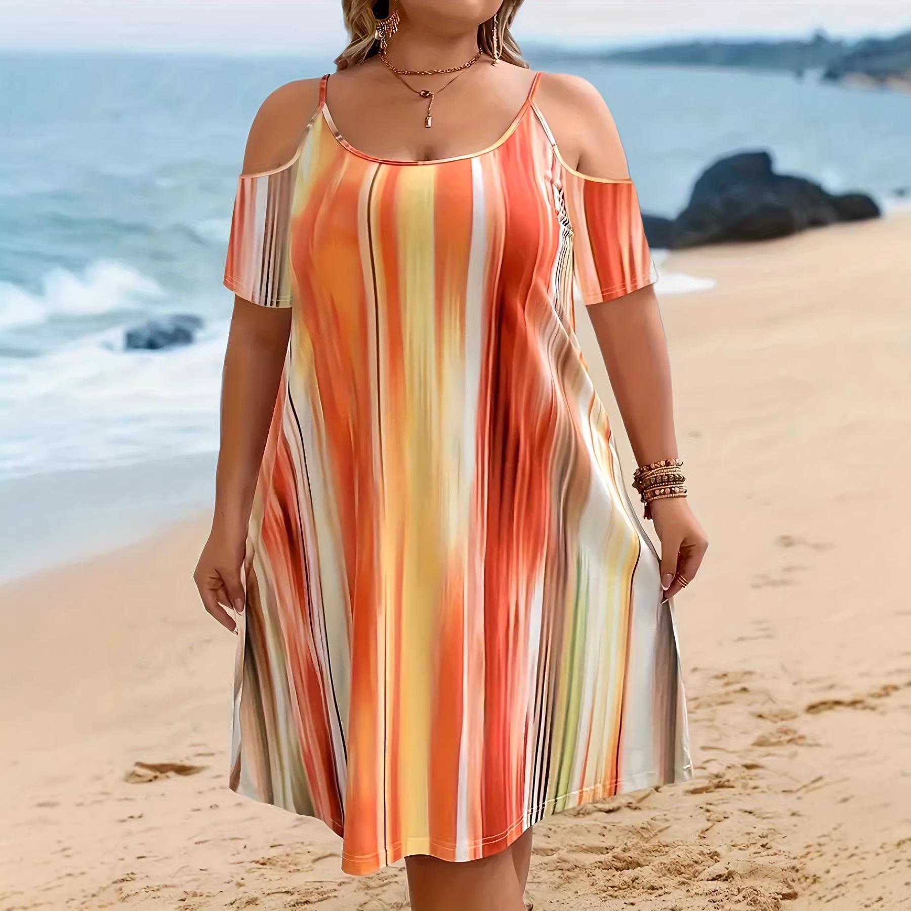 Heart-Capturing Sunset Plus Size Beach Camisole Dress XL жовтий/імбирний
Heart-Capturing Sunset Plus Size Beach Camisole Dress XL жовтий/імбирний