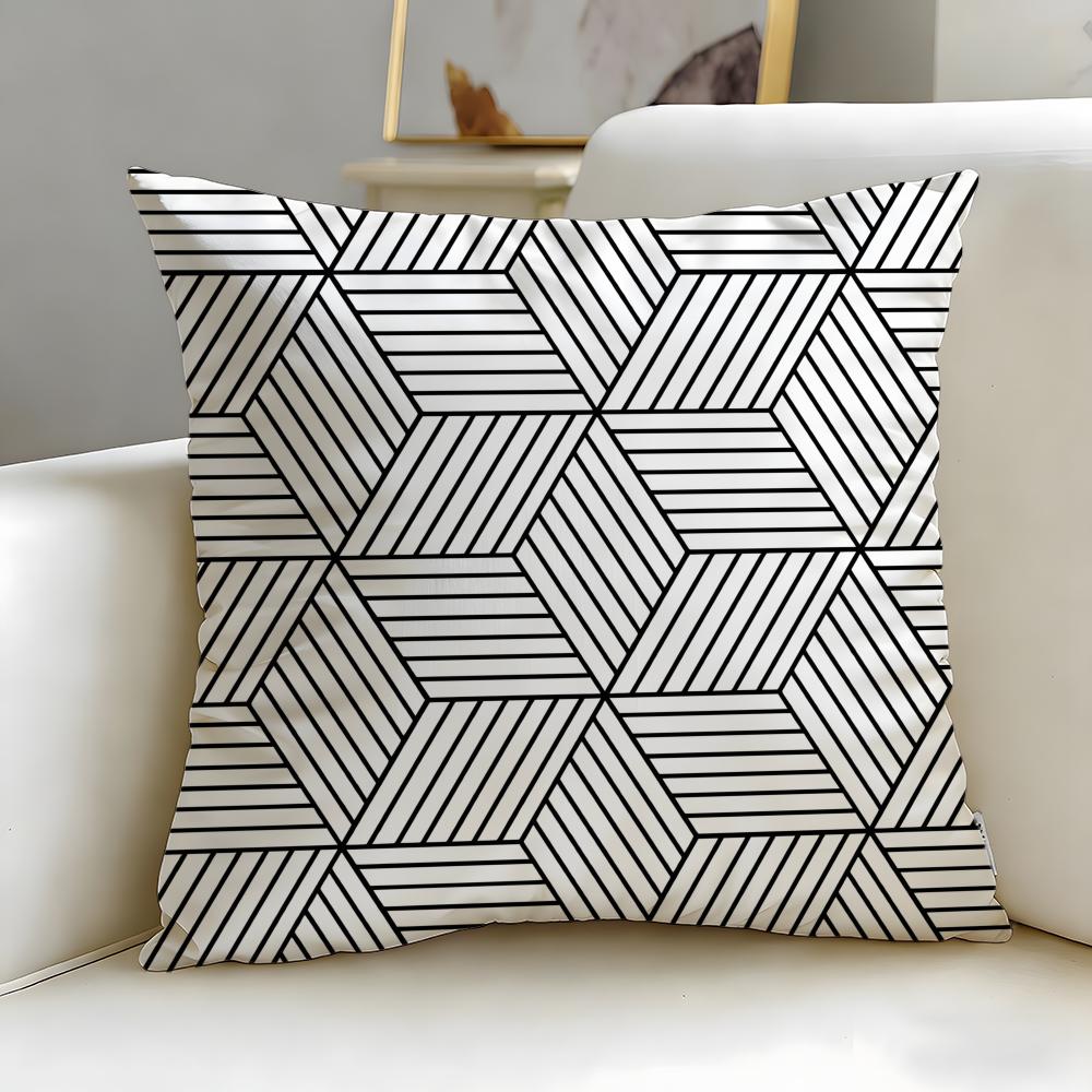 Minimal white geometry Cushion Cover Soft EasyWash Pillow Case Versatile for Couch Bed Travel and Office 30X30cm
Minimal white geometry Cushion Cover Soft EasyWash Pillow Case Versatile for Couch Bed Travel and Office 30X30cm