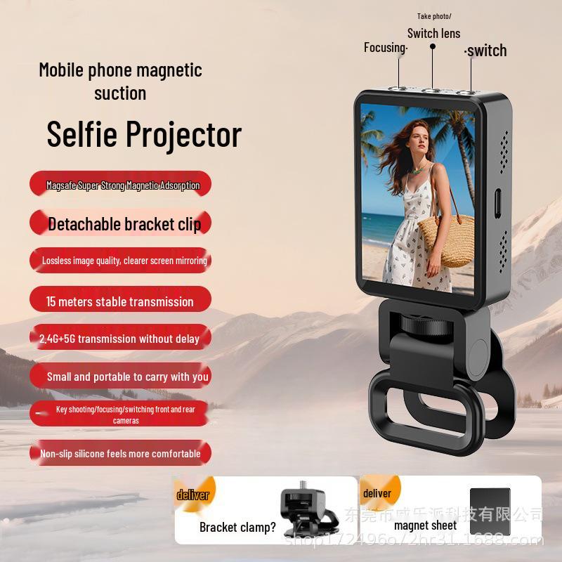 Smart Screen Mirroring Selfie Stick with Magnetic Remote & Tripod for Live Streaming and Photography 1.6m Multifunctional Selfie Stick - CL04
Smart Screen Mirroring Selfie Stick with Magnetic Remote & Tripod for Live Streaming and Photography 1.6m Multifunctional Selfie Stick - CL04
