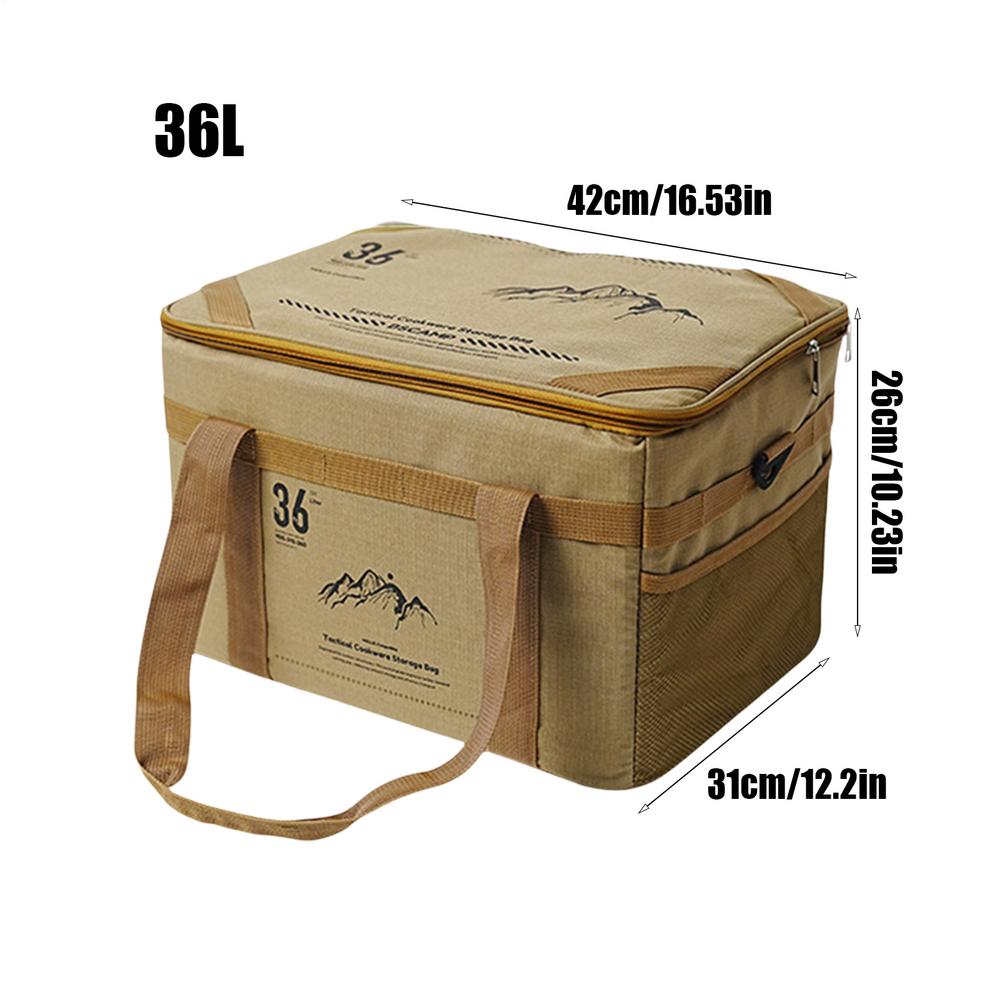 Camping Bags Cooking Utensil Organizer for Backpacking 36L Large Capacity Hiking Gear Storage Pouch with Tabletop for Outdoor хакі
Camping Bags Cooking Utensil Organizer for Backpacking 36L Large Capacity Hiking Gear Storage Pouch with Tabletop for Outdoor хакі