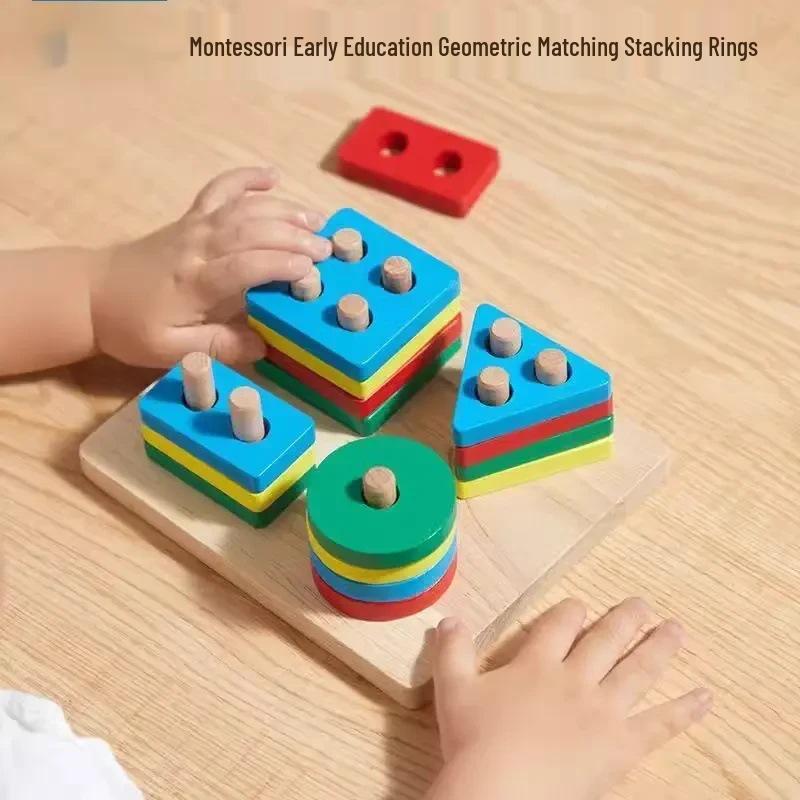Монтессори Геометрические Кольца и Фигуры для Складывания - Развивающая Игрушка для Младенцев и Детей
Монтессори Геометрические Кольца и Фигуры для Складывания - Развивающая Игрушка для Младенцев и Детей