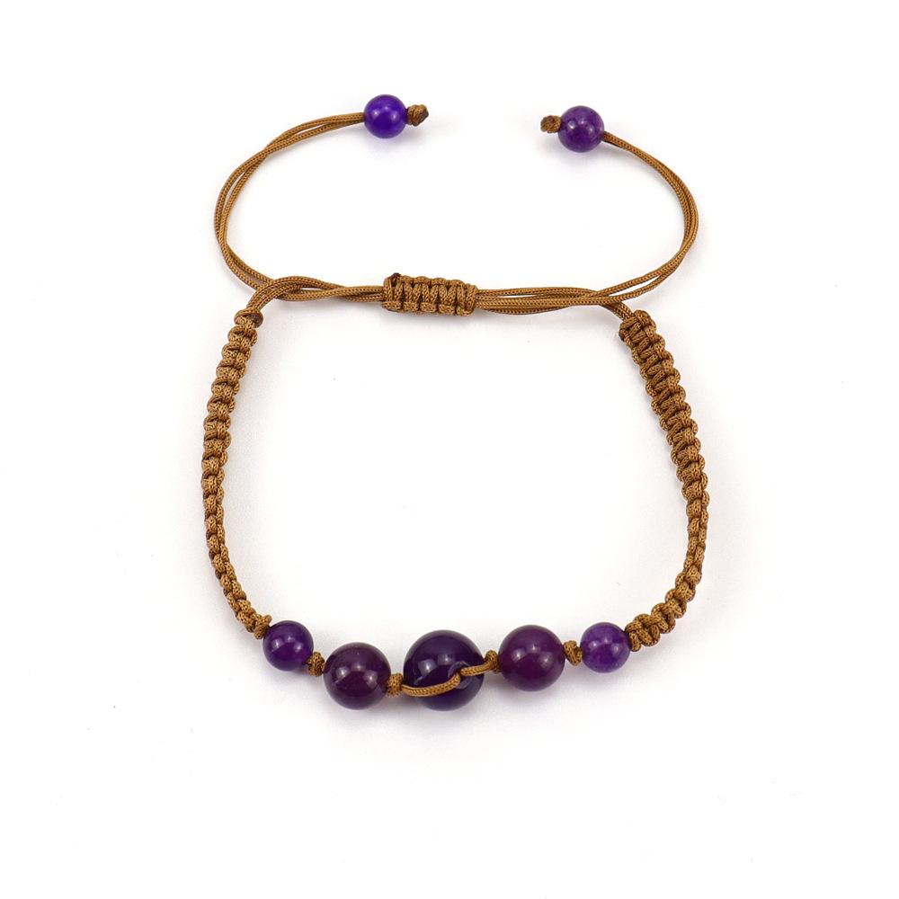 Hand-Woven Natural Crystal Bead Bracelet, Stone Beaded Bracelet, Agate Amethyst Bracelet B86 аметист
Hand-Woven Natural Crystal Bead Bracelet, Stone Beaded Bracelet, Agate Amethyst Bracelet B86 аметист