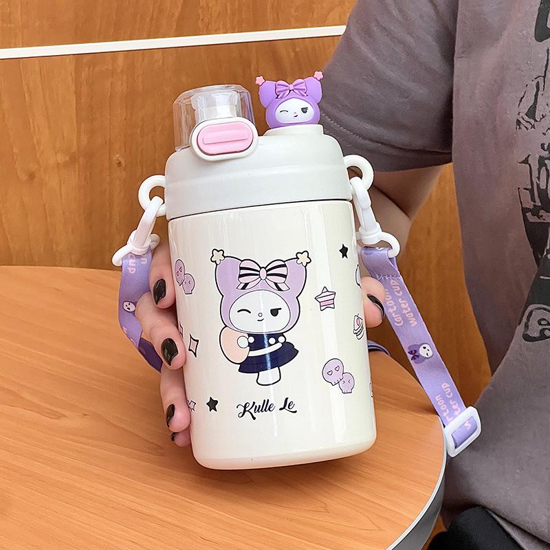 Kids Cartoon Thermos Cup with Straw - Cute, Fun & Portable with Handle 600ml
Kids Cartoon Thermos Cup with Straw - Cute, Fun & Portable with Handle 600ml