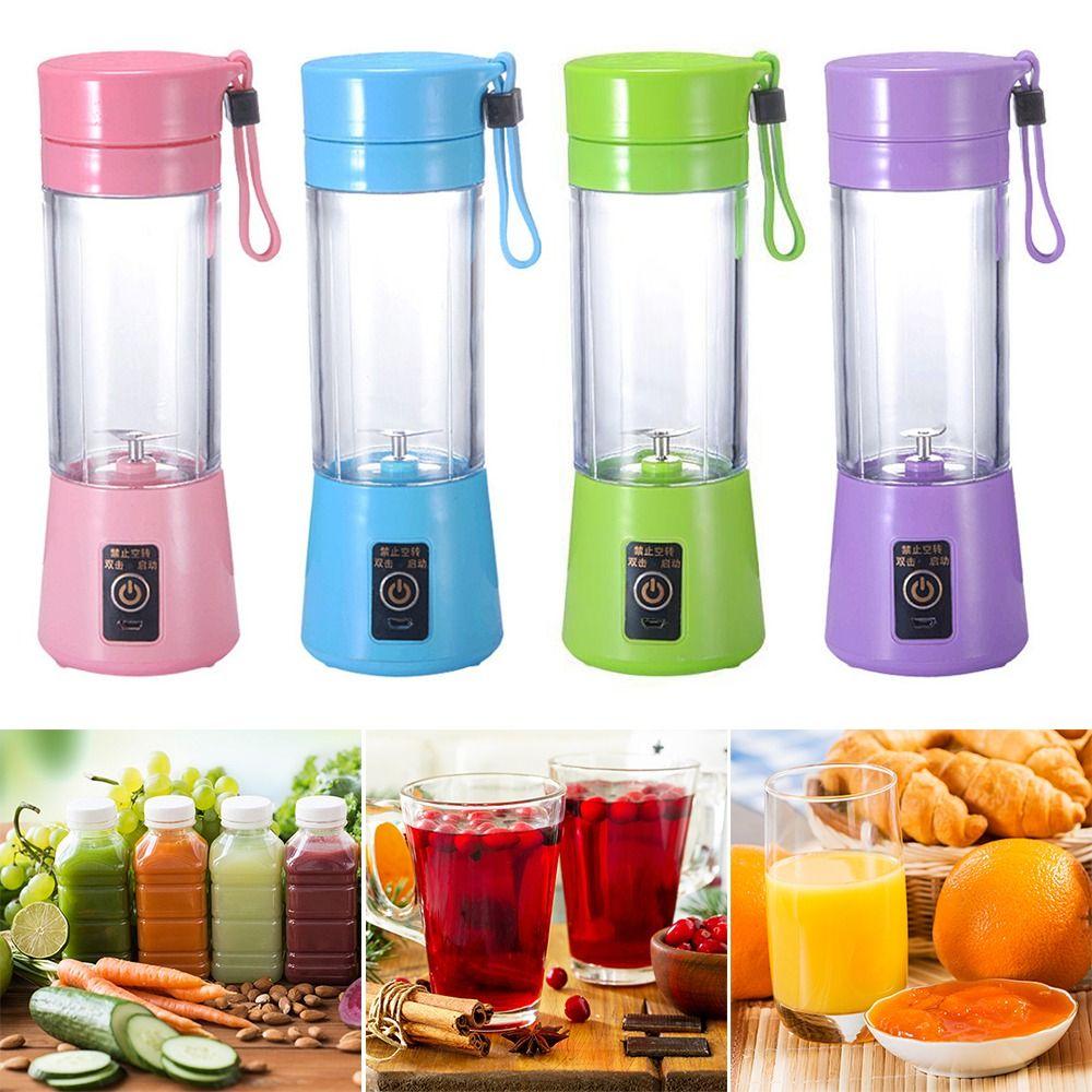 Multi-Function Portable Electric Fruit mixer Juice cup 380ml 2 Blades USB Fruit Juicer Blender
Multi-Function Portable Electric Fruit mixer Juice cup 380ml 2 Blades USB Fruit Juicer Blender