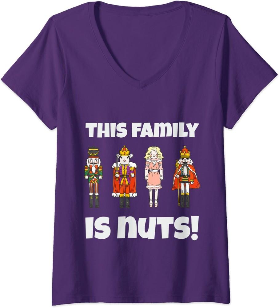 This Family Is Nuts Nutcracker Squad Matching Xmas Ladies V-Neck Tshirt Unisex T-Shirt XXL
This Family Is Nuts Nutcracker Squad Matching Xmas Ladies V-Neck Tshirt Unisex T-Shirt XXL
