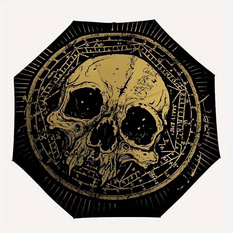 1pc Skull Mandala Automatic Folding Umbrella Portable Collapsible Design, 8-Rib Iron Frame, Durable Fabric,27181
1pc Skull Mandala Automatic Folding Umbrella Portable Collapsible Design, 8-Rib Iron Frame, Durable Fabric,27181