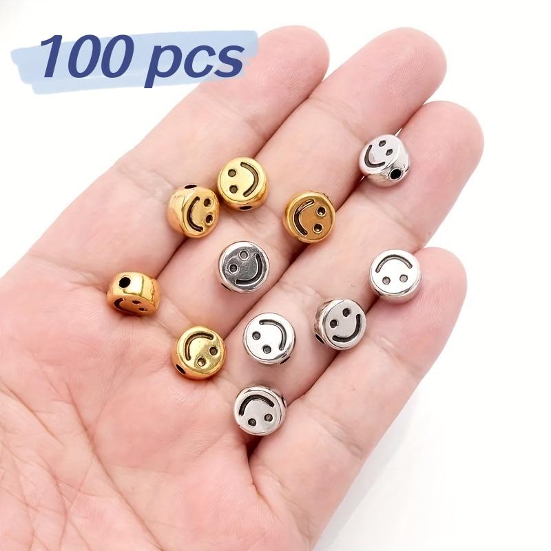 100pcs 7mm (0.3 inch) acrylic gold and silver smiley face beads for DIY wrist bag crafts and accessories 100pcs
100pcs 7mm (0.3 inch) acrylic gold and silver smiley face beads for DIY wrist bag crafts and accessories 100pcs