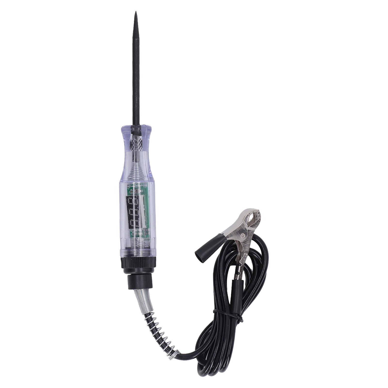 Digital LED Circuit Tester 370V Portable Automotive Circuit Tester with Spring Wire and Long Steel
Digital LED Circuit Tester 370V Portable Automotive Circuit Tester with Spring Wire and Long Steel