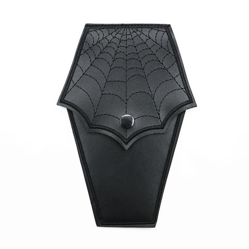 Gothic Dark Style Coffin Spider Web Eyeglass Case Faux Leather, Stitched Detail, Lightweight Flexible, Perfect for Most Glasses чёрный
Gothic Dark Style Coffin Spider Web Eyeglass Case Faux Leather, Stitched Detail, Lightweight Flexible, Perfect for Most Glasses чёрный