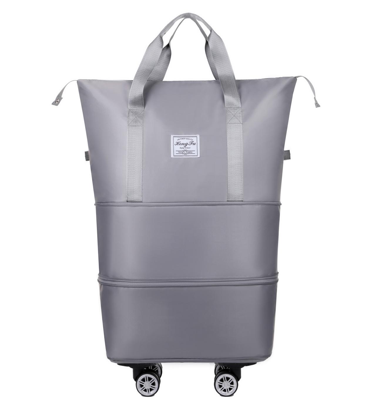 Универсальная расширяемая двухслойная дорожная сумка: Ручная кладь, Наплечная, Ручная Спортивная и Сумка для йоги на колесах One Size серый
Универсальная расширяемая двухслойная дорожная сумка: Ручная кладь, Наплечная, Ручная Спортивная и Сумка для йоги на колесах One Size серый