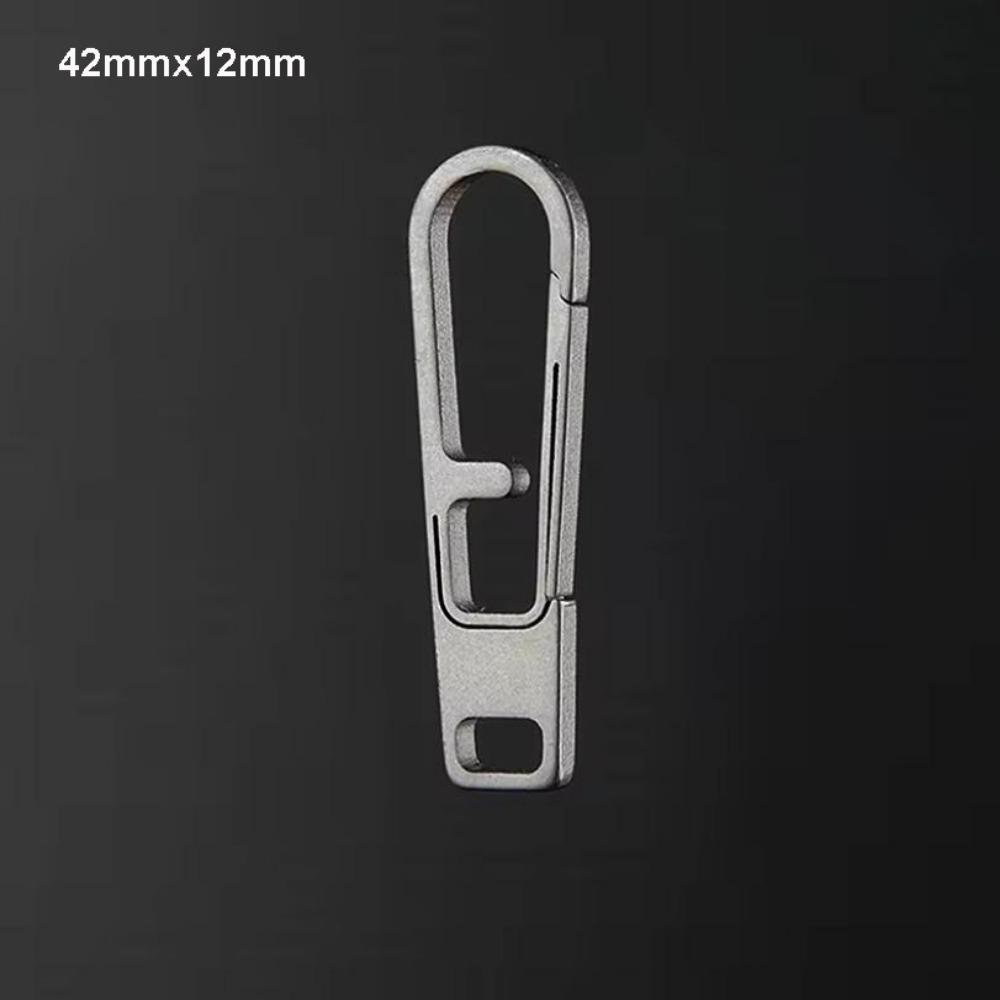 High Quality Portable Titanium Alloy Zipper Puller 42mmx12mm/35mmx10mm Vintage Outdoor Small Tool 3 Colors Connector Keychain
High Quality Portable Titanium Alloy Zipper Puller 42mmx12mm/35mmx10mm Vintage Outdoor Small Tool 3 Colors Connector Keychain