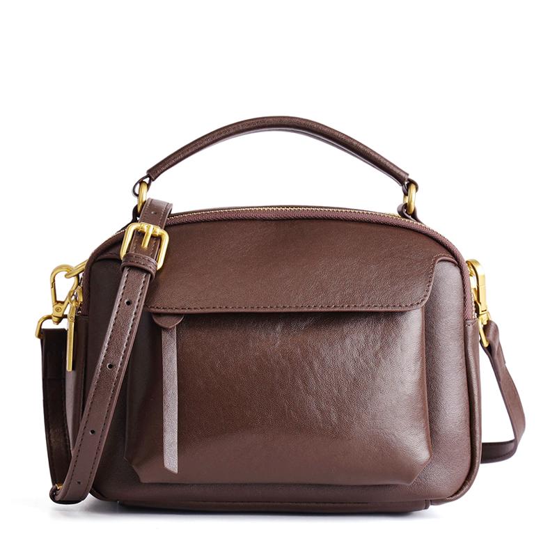 Vintage Cowhide Genuine Leather Handbags Multi-Functial Women Shoulder Bag Luxury Crossbody Female Purse High Quality 23x10x17Cm коричневий
Vintage Cowhide Genuine Leather Handbags Multi-Functial Women Shoulder Bag Luxury Crossbody Female Purse High Quality 23x10x17Cm коричневий