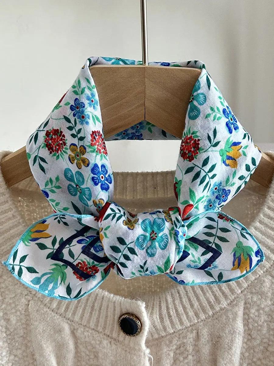 Spring And Summer New Women S Small Silk Scarf, Skin-Friendly And Comfortable Bohemian Small Square Scarf, European And American
Spring And Summer New Women S Small Silk Scarf, Skin-Friendly And Comfortable Bohemian Small Square Scarf, European And American