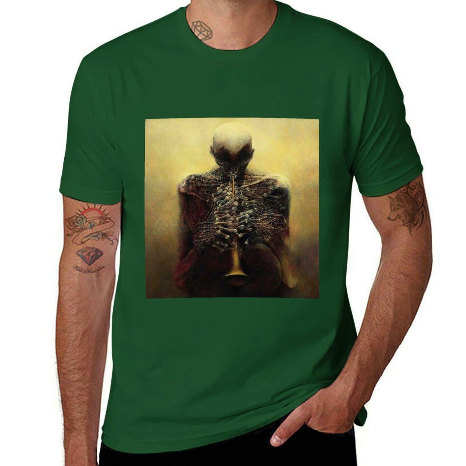 Zdzisaw Beksinski art T-Shirt anime clothes heavyweights summer tops T-shirt men L
Zdzisaw Beksinski art T-Shirt anime clothes heavyweights summer tops T-shirt men L