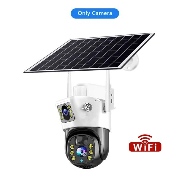 V380 Pro WIFI Сонячна камера 8MP Два об єктива Зовнішнє відеоспостереження 4K Система безпеки Автоматичне відстеження PTZ Камера Only camera
V380 Pro WIFI Сонячна камера 8MP Два об єктива Зовнішнє відеоспостереження 4K Система безпеки Автоматичне відстеження PTZ Камера Only camera