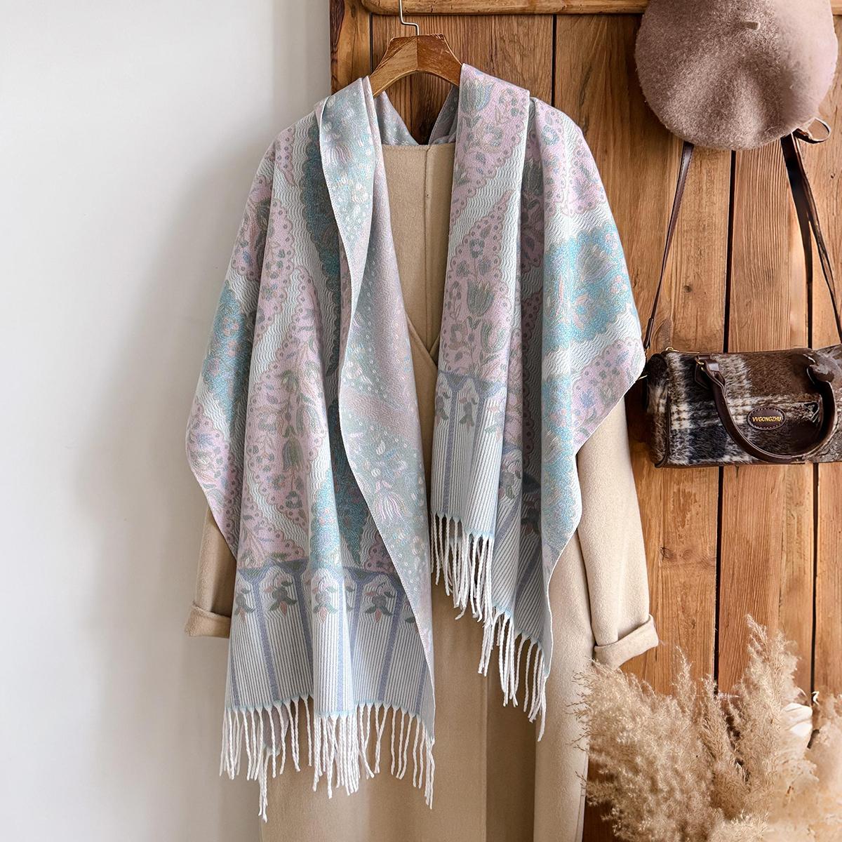 Luxury Bohemian Pashmina Scarf For Ladies Spring Summer Jacquard Flower Pattern Designer Muslim Hijab Shawl
Luxury Bohemian Pashmina Scarf For Ladies Spring Summer Jacquard Flower Pattern Designer Muslim Hijab Shawl