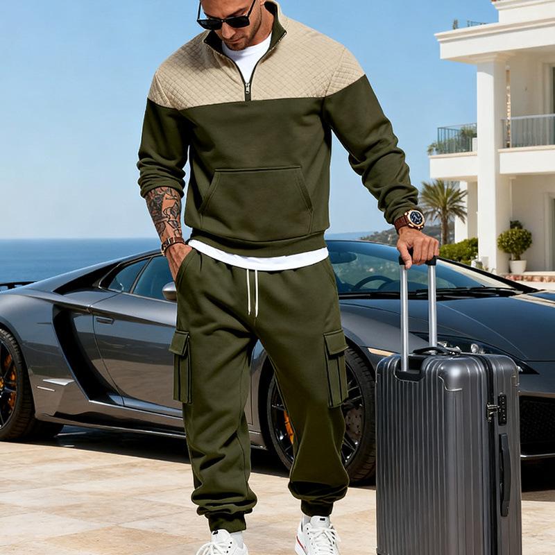 Winter New Arrivals: Outdoor Casual Minimalist Men s Contrast-Colour Oversized Workwear Stand-Collar Hoodie and Trousers Set S
Winter New Arrivals: Outdoor Casual Minimalist Men s Contrast-Colour Oversized Workwear Stand-Collar Hoodie and Trousers Set S