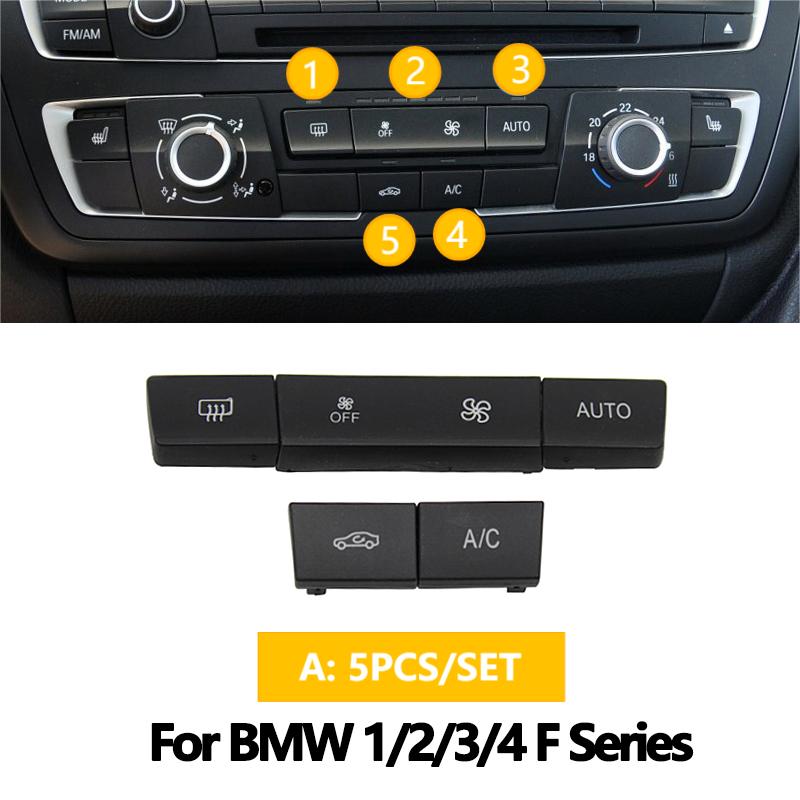Car Dashboard CAir Conditioner AC Control Button CD Player Key Cap Repair Kit For BMW 1 2 3 4 F Series F20 F21 F22 F23 F30 F32
Car Dashboard CAir Conditioner AC Control Button CD Player Key Cap Repair Kit For BMW 1 2 3 4 F Series F20 F21 F22 F23 F30 F32