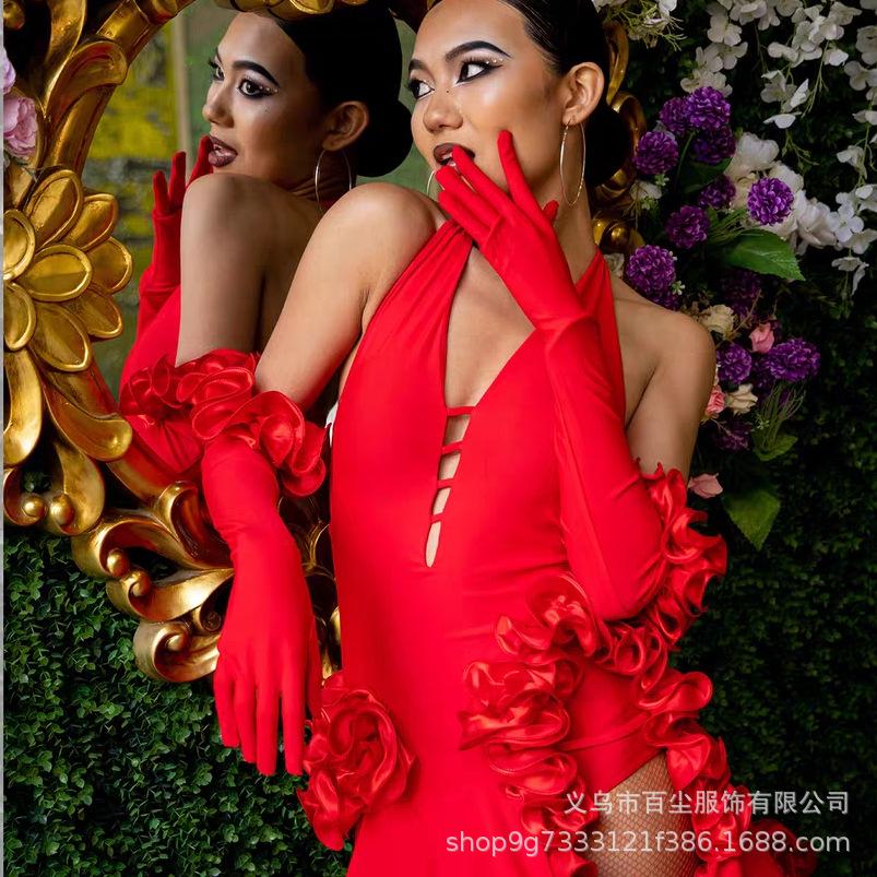 Винтажные длинные перчатки из красного атласа - 55 см для Рождества, светских вечеринок, балета, латиноамериканских танцев, банкетов и фотосессий 55CM красный
Винтажные длинные перчатки из красного атласа - 55 см для Рождества, светских вечеринок, балета, латиноамериканских танцев, банкетов и фотосессий 55CM красный