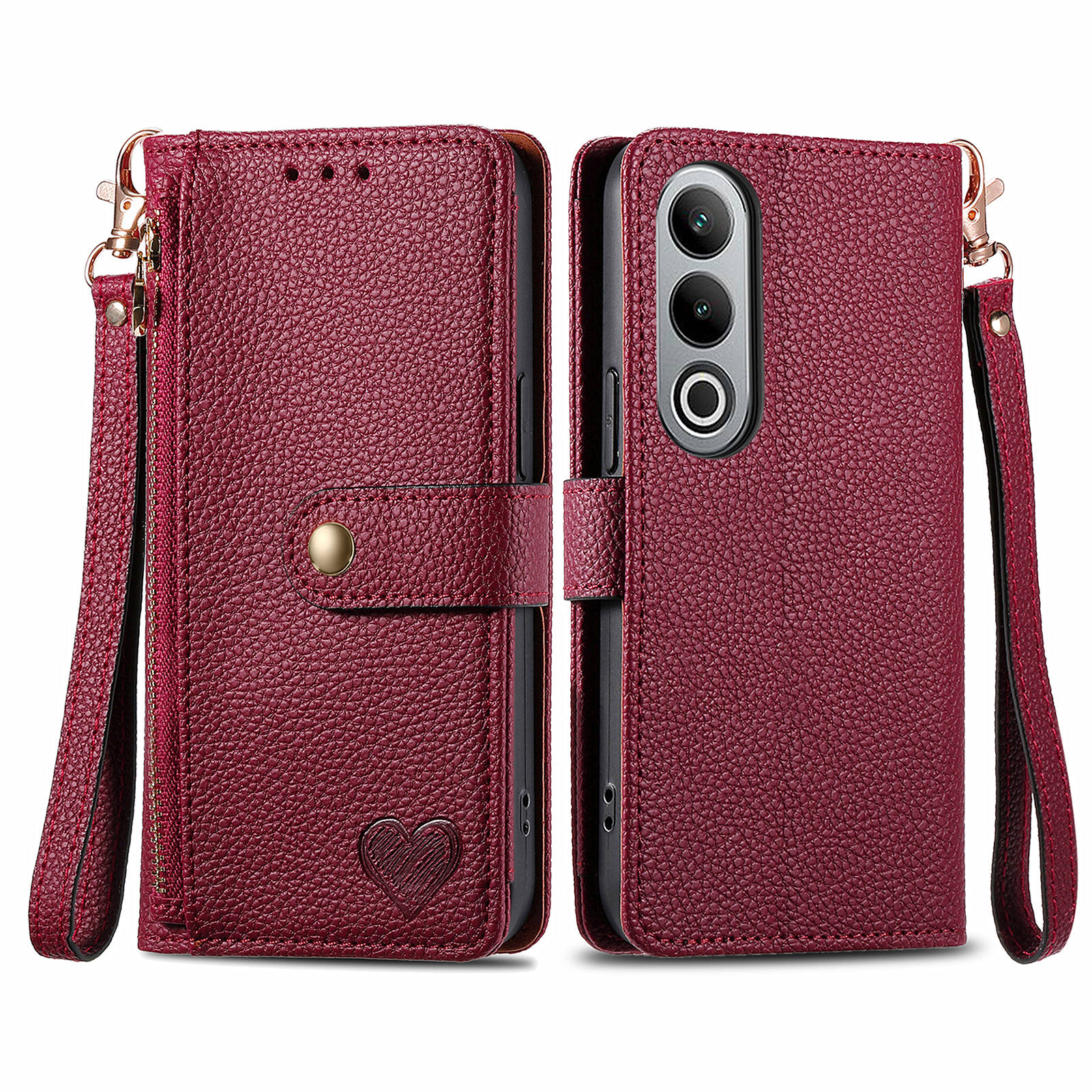 For OnePlus Nord CE4 5G Case RFID Blocking Zipper Pocket Leather Wallet Phone Cover Red
For OnePlus Nord CE4 5G Case RFID Blocking Zipper Pocket Leather Wallet Phone Cover Red