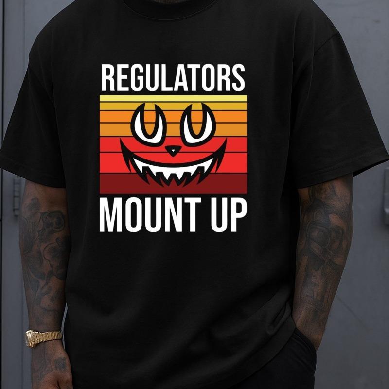 European sizes Men S Black Crew Neck Retro Tee Featuring Regulators Mount Up, Perfect for Casual Wear S чёрный
European sizes Men S Black Crew Neck Retro Tee Featuring Regulators Mount Up, Perfect for Casual Wear S чёрный