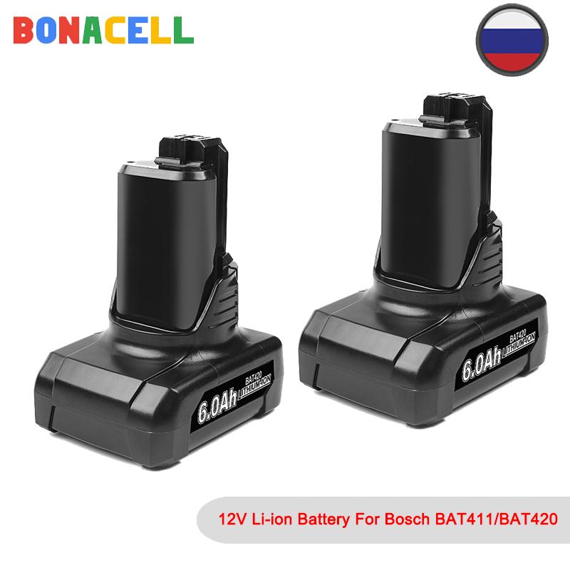Bonacell 12v Max 6000mah Li -Ion Pod Battery For Bosch Bat411 Replacement Bosch Bat420 Bat412 Clpk30 -120 1600a00x7h Tools
Bonacell 12v Max 6000mah Li -Ion Pod Battery For Bosch Bat411 Replacement Bosch Bat420 Bat412 Clpk30 -120 1600a00x7h Tools