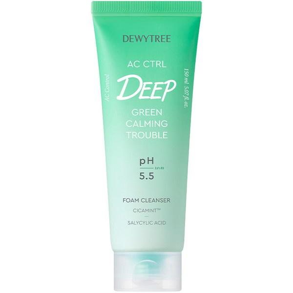 Dewey Tree AC Control Deep Green Carming Trouble Foam Cleanser, 150мл, 1 Известная корейская косметика, популярные товары
Dewey Tree AC Control Deep Green Carming Trouble Foam Cleanser, 150мл, 1 Известная корейская косметика, популярные товары