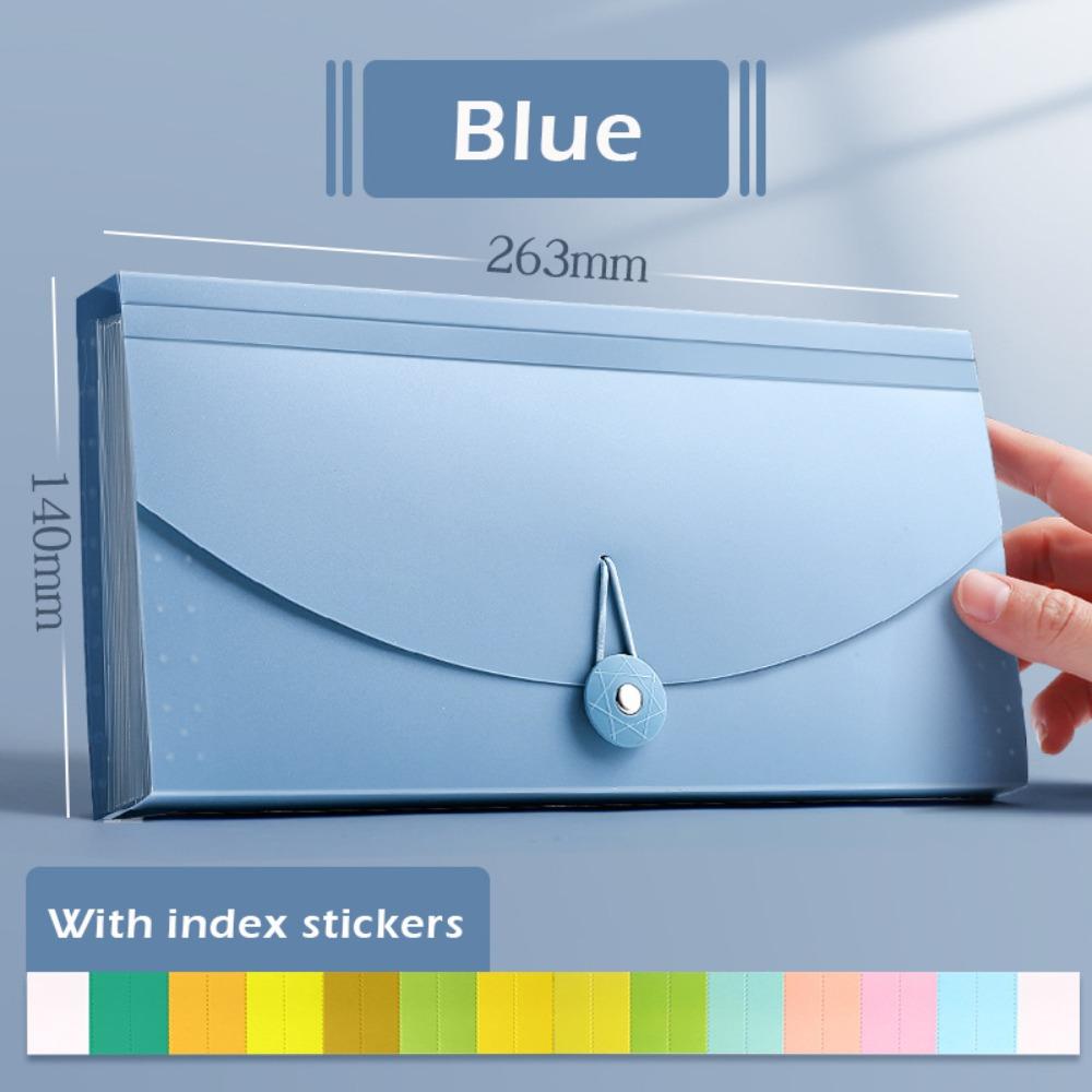 Multifunctional PP B6 File Folder 13 Layers Expandable File Bag Large Capacity Ticket Holder Business синий
Multifunctional PP B6 File Folder 13 Layers Expandable File Bag Large Capacity Ticket Holder Business синий