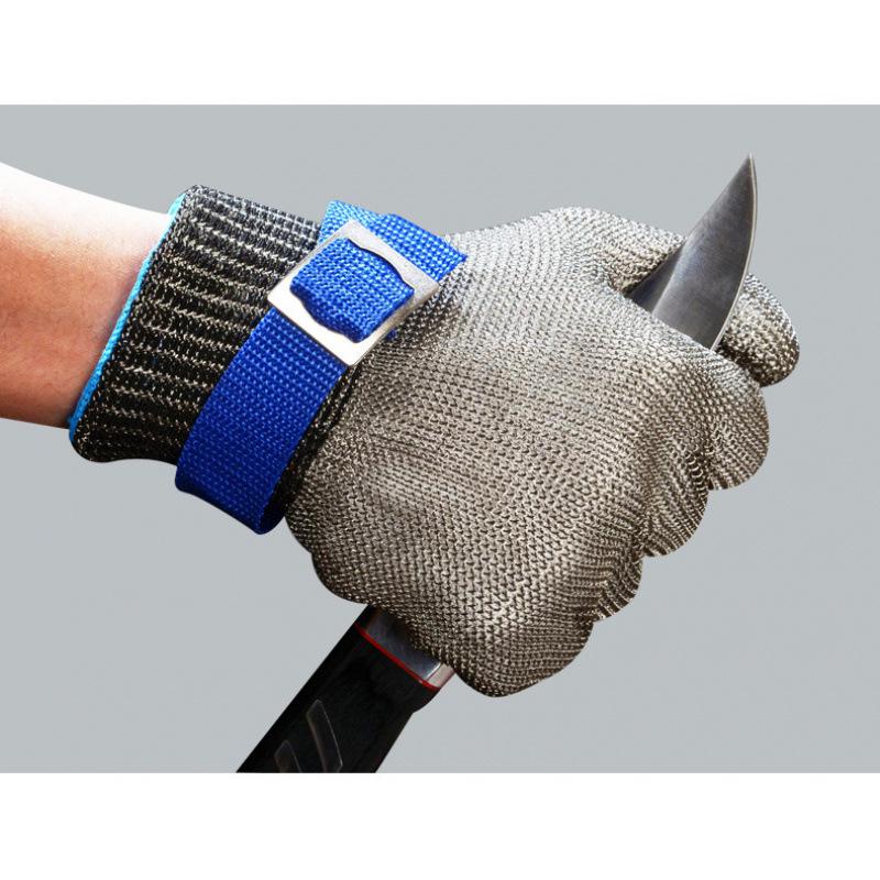 Cut-resistant Metal Gloves, US Level 9 - Butchery & Fish Processing Protection, 316 Stainless Steel Wire
Cut-resistant Metal Gloves, US Level 9 - Butchery & Fish Processing Protection, 316 Stainless Steel Wire