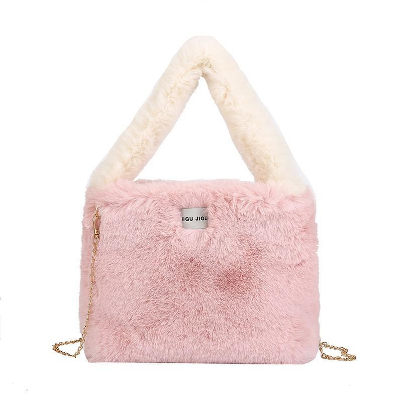 New Plush Velvet Lovely Women s Handbag Fashionable Chain Crossbody Bag High-end Bucket рожевий
New Plush Velvet Lovely Women s Handbag Fashionable Chain Crossbody Bag High-end Bucket рожевий