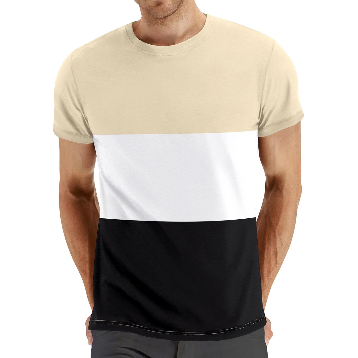 Men s Casual Color Block T-Shirt Round Neck Short Sleeve Slim Fit Tops Tee XXL
Men s Casual Color Block T-Shirt Round Neck Short Sleeve Slim Fit Tops Tee XXL