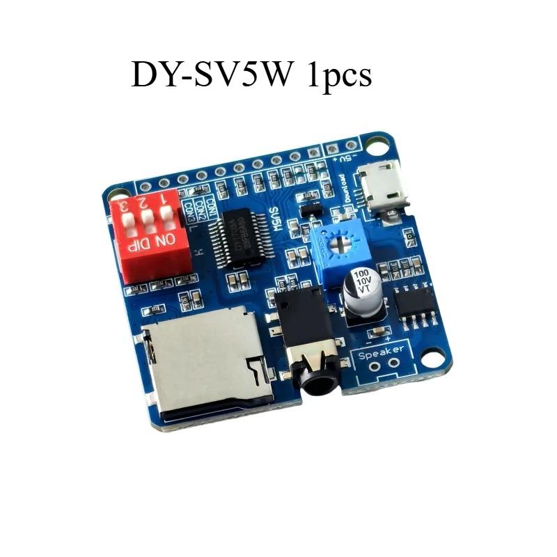Voice Sound Playback Module Arduino MP3 Player Module UART I/O Trigger Class D Amplifier Board 5W 8M Storage DY-SV8F SD/TF Card білий
Voice Sound Playback Module Arduino MP3 Player Module UART I/O Trigger Class D Amplifier Board 5W 8M Storage DY-SV8F SD/TF Card білий