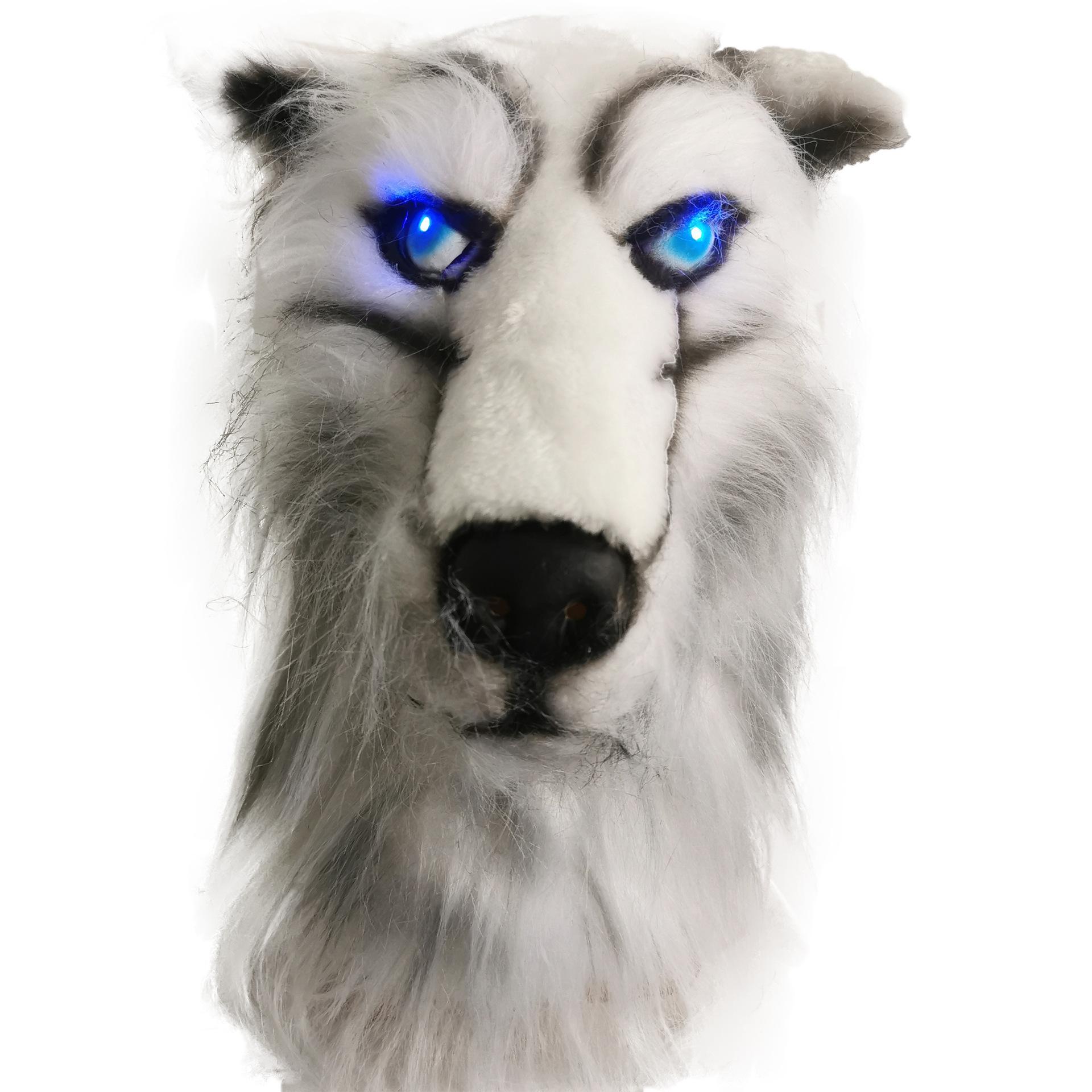Husky latex mask with glowing eyes One size fits all adults белый
Husky latex mask with glowing eyes One size fits all adults белый