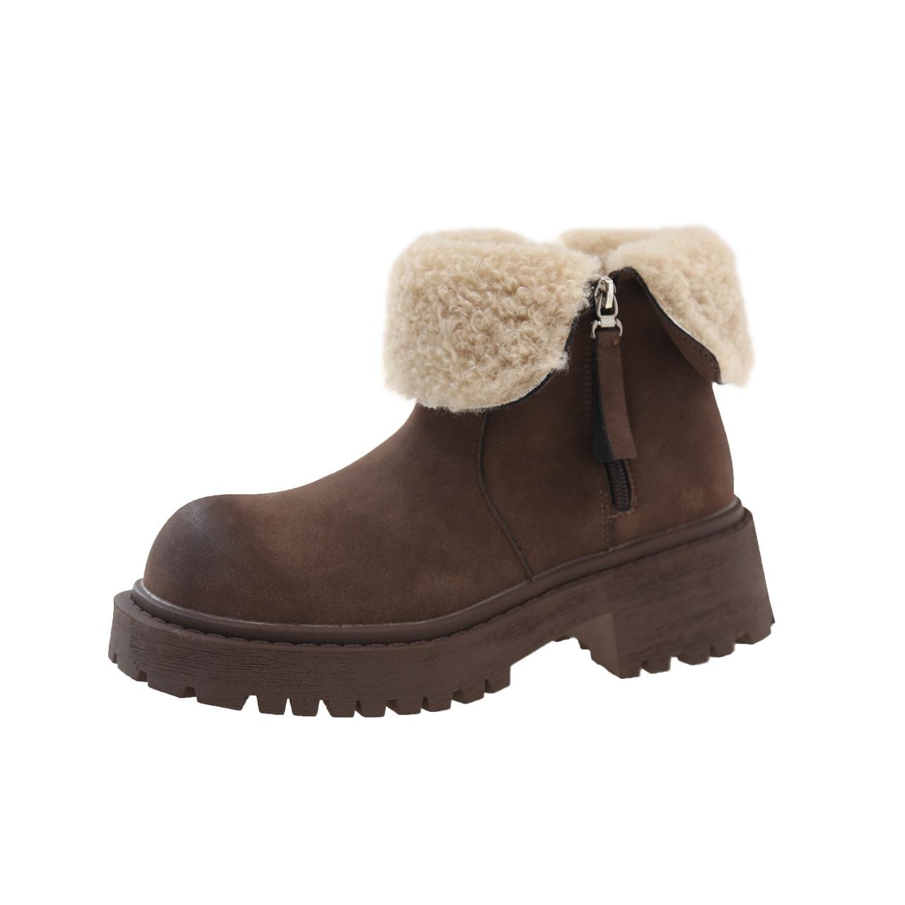 Модні зимові чоботи для жінок 2024 року, зима, плюшеві бавовняні плюшеві туфлі на товстій підошві, інтегроване хутро, північно-східне велике бавовняне взуття 40 кавовий
Модні зимові чоботи для жінок 2024 року, зима, плюшеві бавовняні плюшеві туфлі на товстій підошві, інтегроване хутро, північно-східне велике бавовняне взуття 40 кавовий