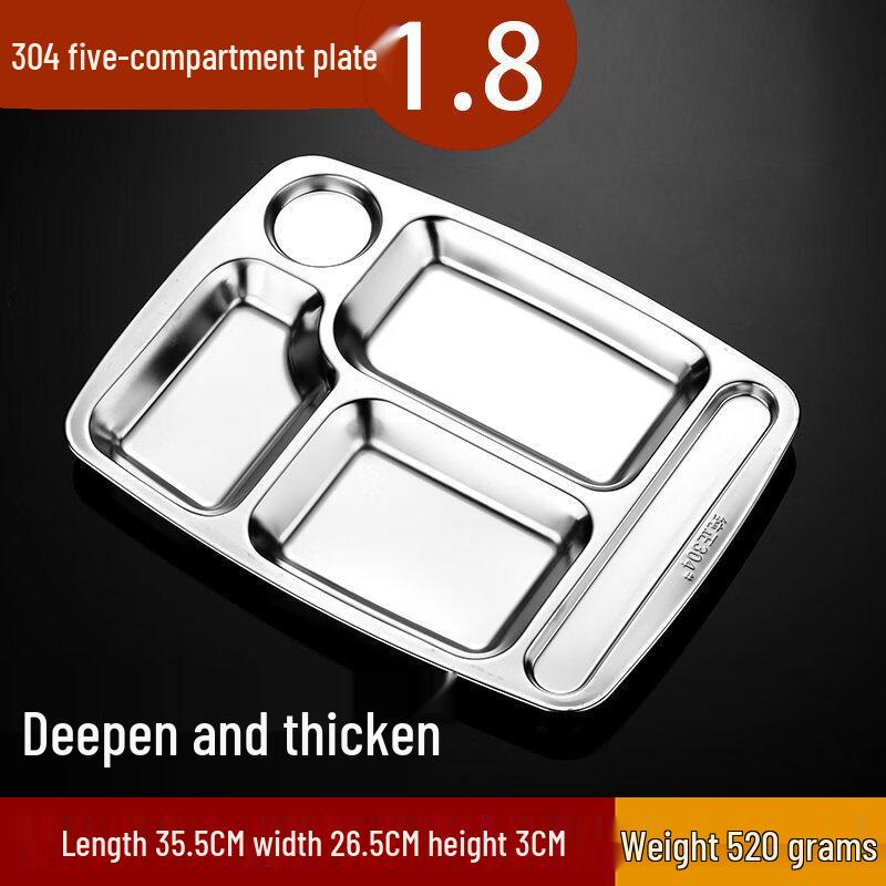 ZISIZ 304 Stainless Steel Rectangular Dinner Plate
ZISIZ 304 Stainless Steel Rectangular Dinner Plate