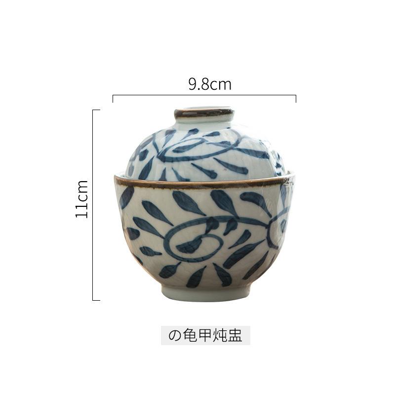 Ceramic Cover Bowl Japanese Hand-painted Uncaria Porcelain Stew Pot Restaurant Home Tableware Steamed Egg Bowl Bird s Nest Cup
Ceramic Cover Bowl Japanese Hand-painted Uncaria Porcelain Stew Pot Restaurant Home Tableware Steamed Egg Bowl Bird s Nest Cup