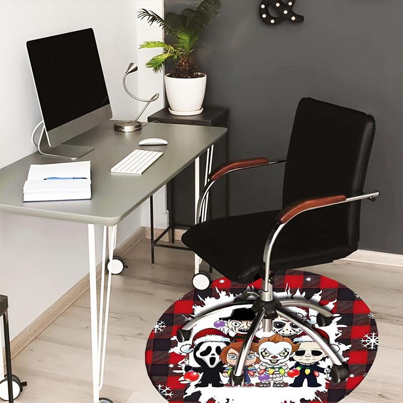 1pc Horror Christmas Characters Round carpet, Made of Polyester,Perfect for Decorating Office Chairs, Living Rooms 80cm
1pc Horror Christmas Characters Round carpet, Made of Polyester,Perfect for Decorating Office Chairs, Living Rooms 80cm